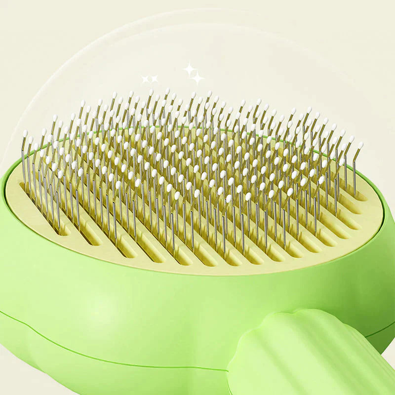 Pet Grooming Brush Self Cleaning Deshedding Slicker Comb