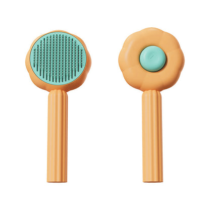 Pet Grooming Brush Self Cleaning Deshedding Slicker Comb
