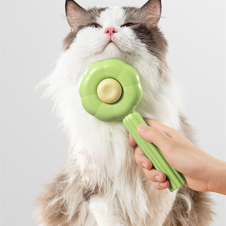 Pet Grooming Brush Self Cleaning Deshedding Slicker Comb