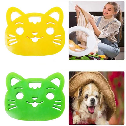 Pet Hair Remover Laundry Sponge  2-Pack Reusable Fur & Lint Eliminator