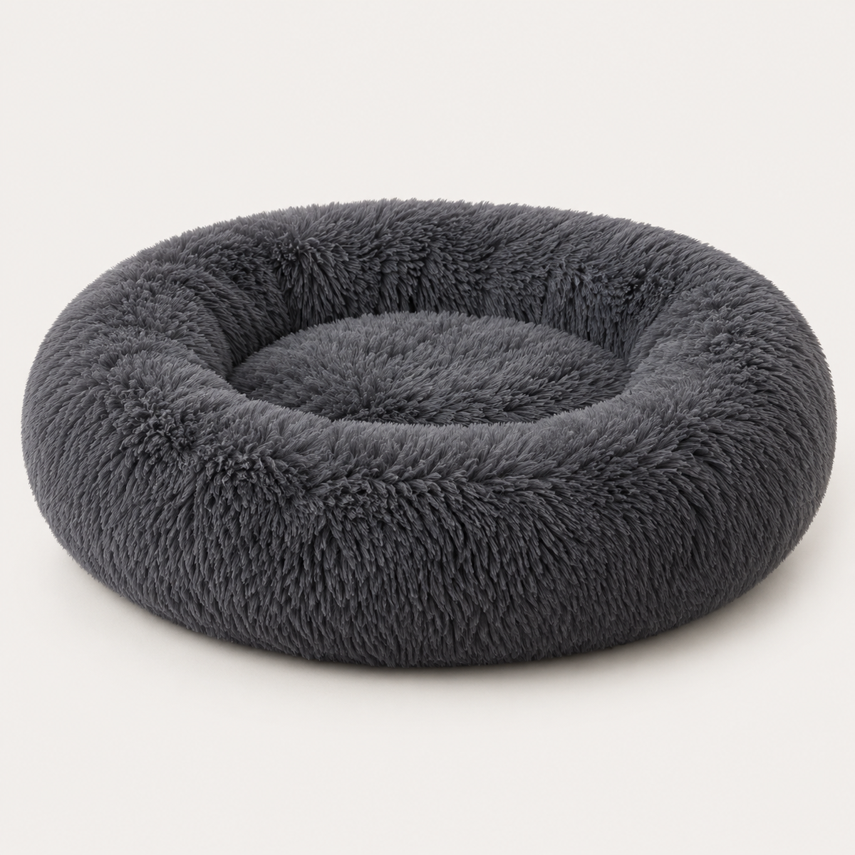 Plush Calming Dog Bed with Machine-Washable Cozy Design