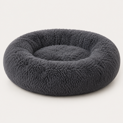 Plush Calming Dog Bed with Machine-Washable Cozy Design