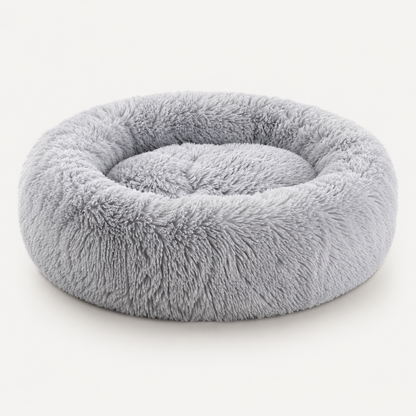 Plush Calming Dog Bed with Machine-Washable Cozy Design