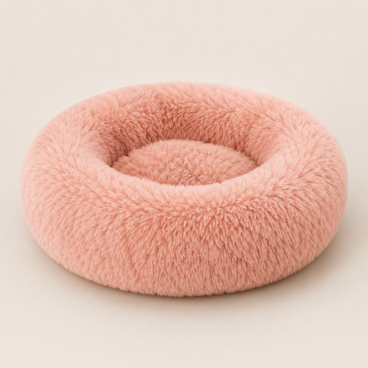 Plush Calming Dog Bed with Machine-Washable Cozy Design