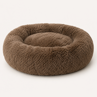 Plush Calming Dog Bed with Machine-Washable Cozy Design