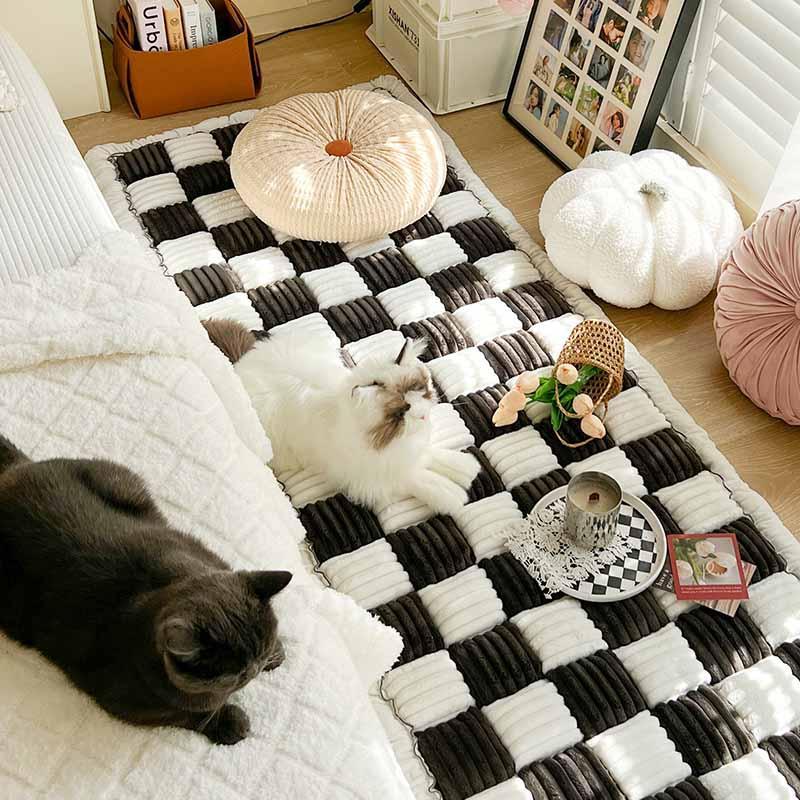 Plush Chenille Pet Couch Cover Furniture Protector