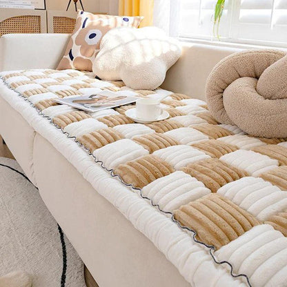 Plush Chenille Pet Couch Cover Furniture Protector