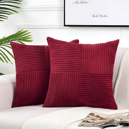 Plush Decorative Cushion Cover Soft Modern Sofa Pillowcase