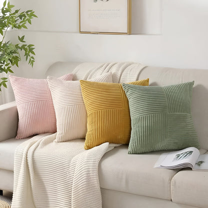Plush Decorative Cushion Cover Soft Modern Sofa Pillowcase