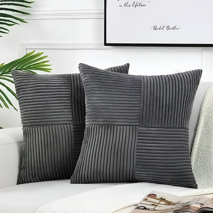 Plush Decorative Cushion Cover Soft Modern Sofa Pillowcase