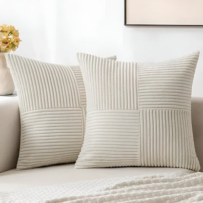 Plush Decorative Cushion Cover Soft Modern Sofa Pillowcase