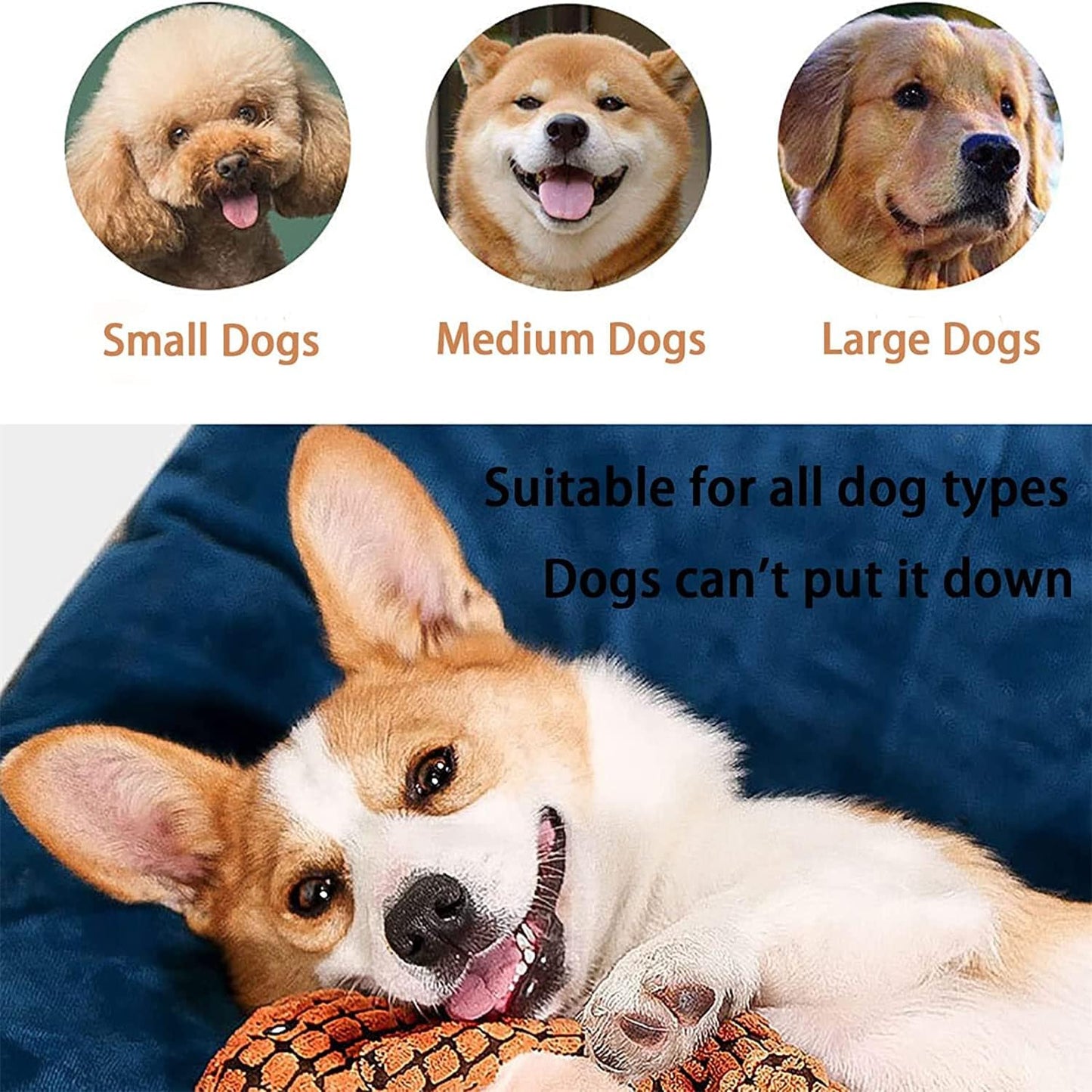 Plush Dinosaur Dog Toy Soft Durable Dog Chew Toy Safe Pet Toy For Small Medium Dogs