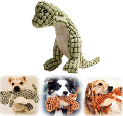 Plush Dinosaur Dog Toy Soft Durable Dog Chew Toy Safe Pet Toy For Small Medium Dogs