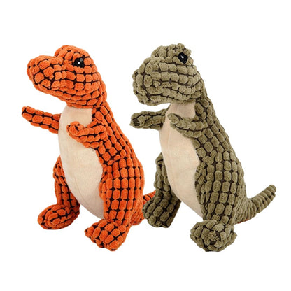 Plush Dinosaur Dog Toy Soft Durable Dog Chew Toy Safe Pet Toy For Small Medium Dogs