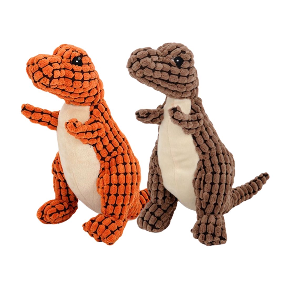 Plush Dinosaur Dog Toy Soft Durable Dog Chew Toy Safe Pet Toy For Small Medium Dogs