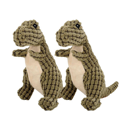 Plush Dinosaur Dog Toy Soft Durable Dog Chew Toy Safe Pet Toy For Small Medium Dogs