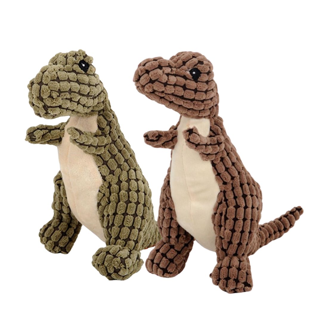 Plush Dinosaur Dog Toy Soft Durable Dog Chew Toy Safe Pet Toy For Small Medium Dogs