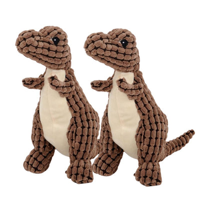 Plush Dinosaur Dog Toy Soft Durable Dog Chew Toy Safe Pet Toy For Small Medium Dogs