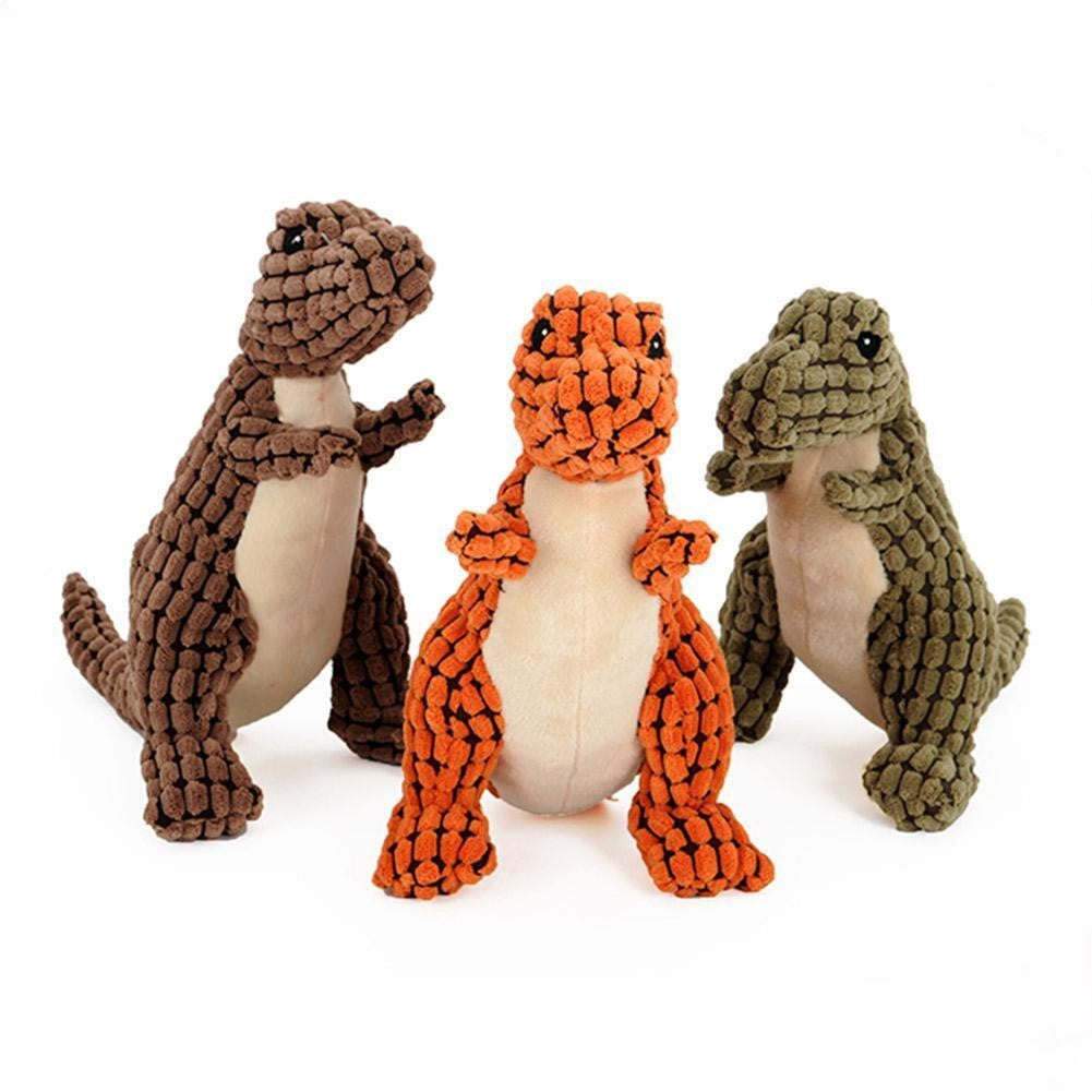 Plush Dinosaur Dog Toy Soft Durable Dog Chew Toy Safe Pet Toy For Small Medium Dogs