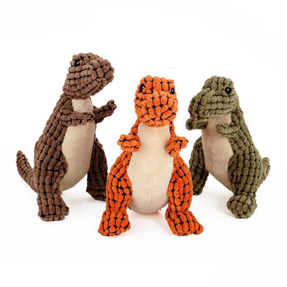 Plush Dinosaur Dog Toy Soft Durable Dog Chew Toy Safe Pet Toy For Small Medium Dogs