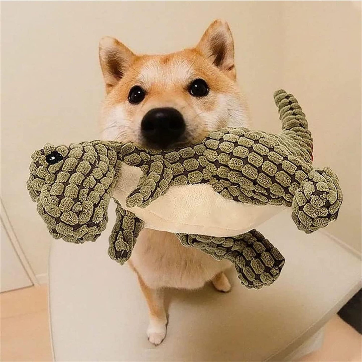 Plush Dinosaur Dog Toy Soft Durable Dog Chew Toy Safe Pet Toy For Small Medium Dogs
