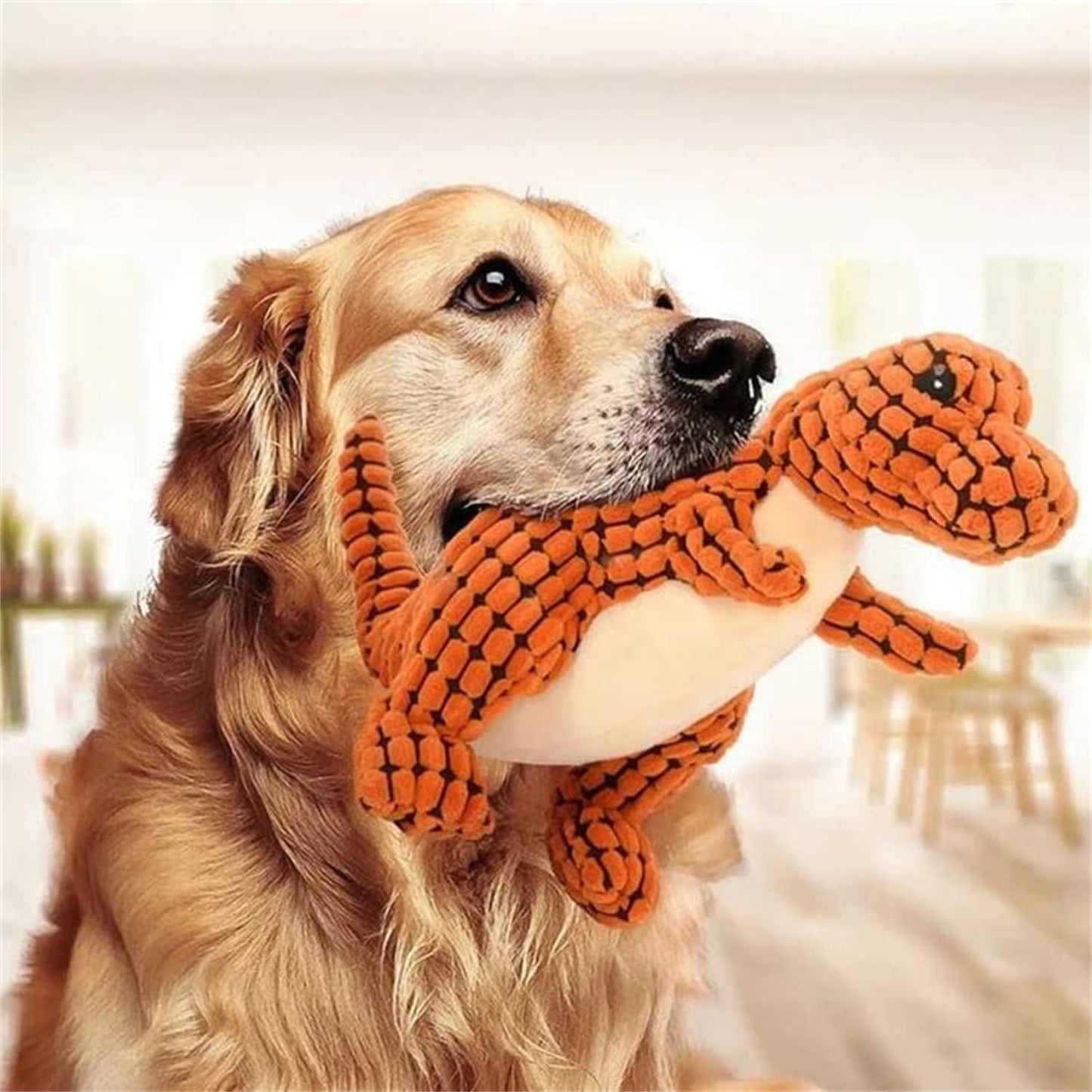 Plush Dinosaur Dog Toy Soft Durable Dog Chew Toy Safe Pet Toy For Small Medium Dogs