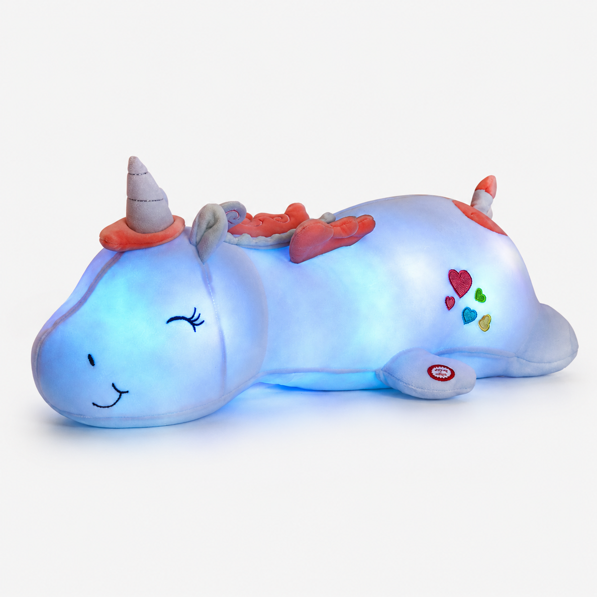 Plush Rainbow LED Night Light Soft Sleep Toy