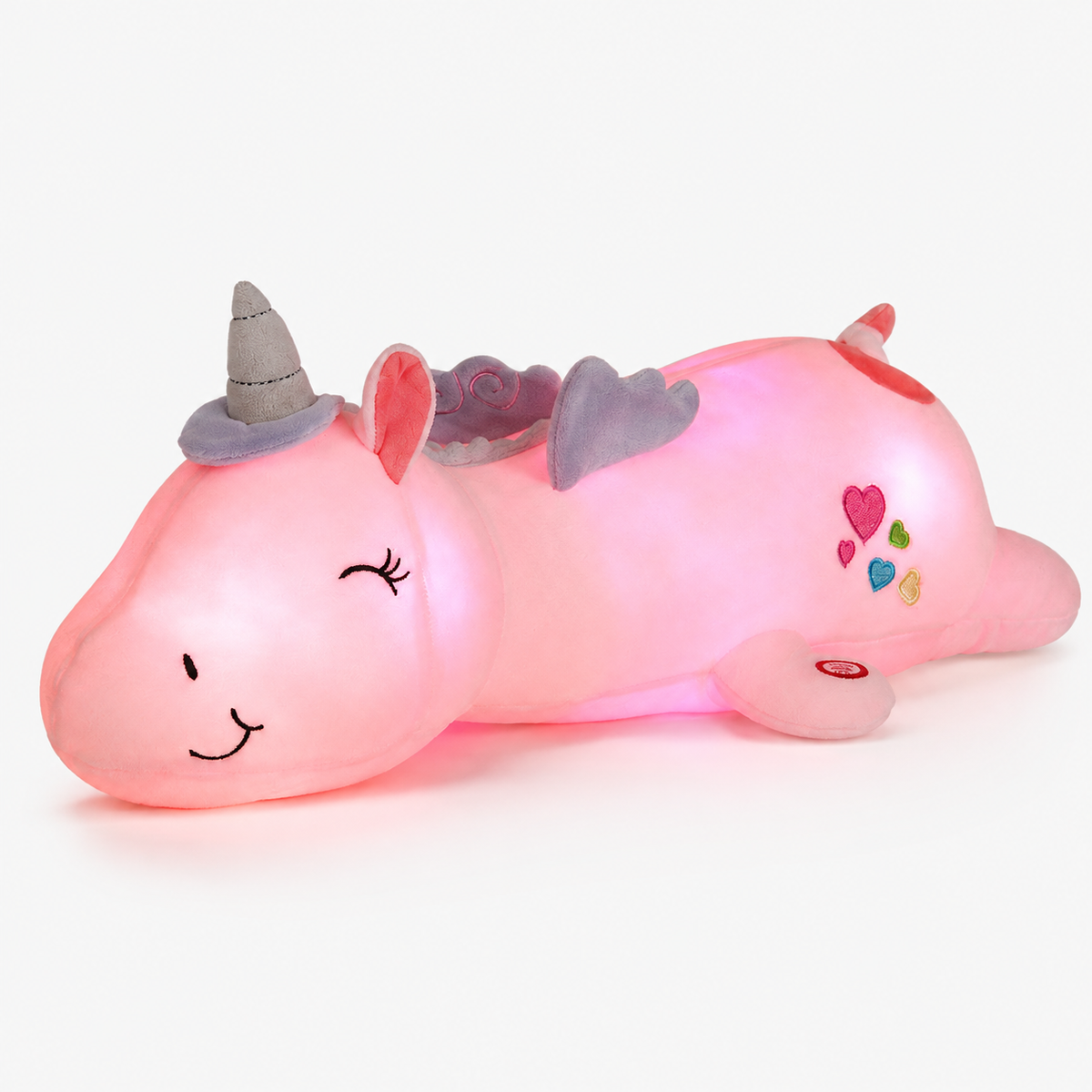 Plush Rainbow LED Night Light Soft Sleep Toy
