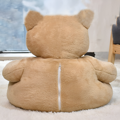 Plush Teddy Pet Bed Soft Cozy Dog Cat Cushion