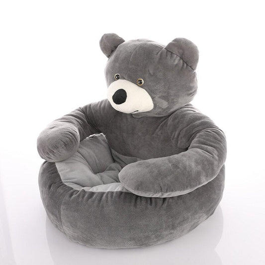 Plush Teddy Pet Bed Soft Cozy Dog Cat Cushion