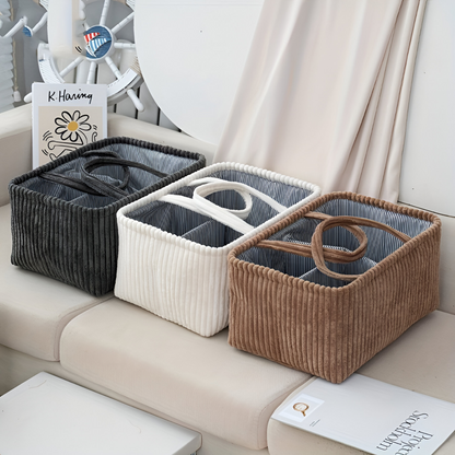 Polyester Baby Storage Basket Diaper Organizer Bin