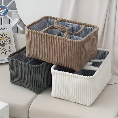 Polyester Baby Storage Basket Diaper Organizer Bin