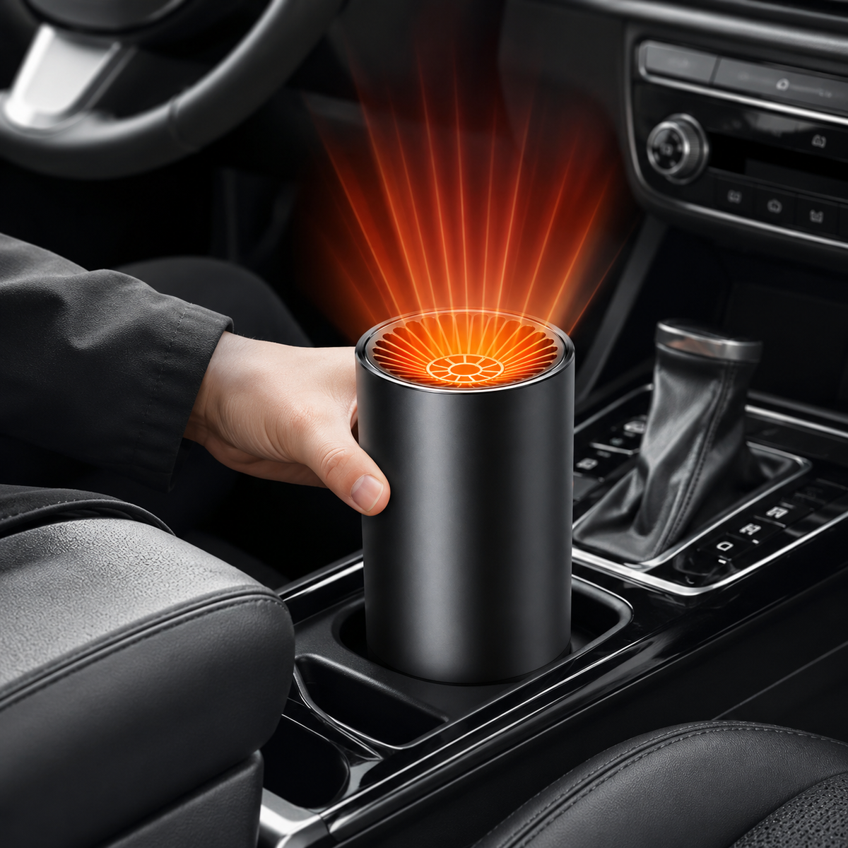 Portable 12V Car Heater with 150W Warm Air Blower for Defrosting