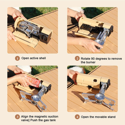 Portable Camping Gas Stove Foldable Butane Cooker Outdoor Cooking Stove