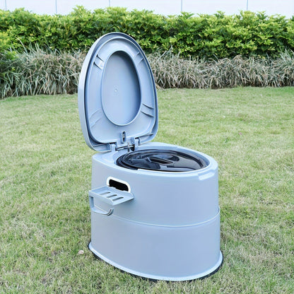 Portable Camping Toilet Lightweight PVC Travel Outdoor Toilet Seat