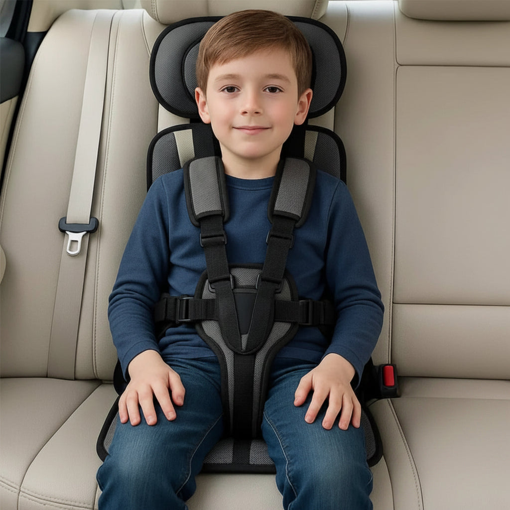 Portable Child Car Seat Travel Harness Foldable Booster Seat