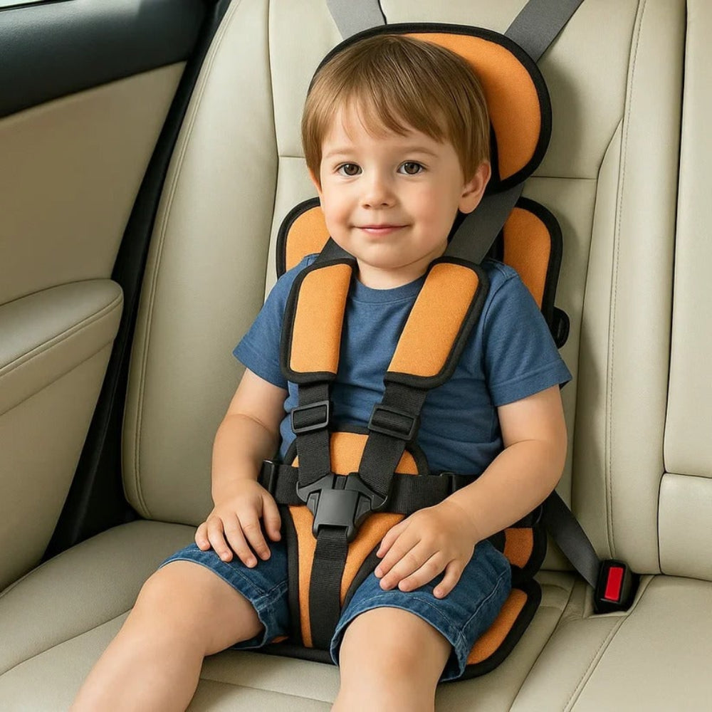 Portable Child Car Seat Travel Harness Foldable Booster Seat