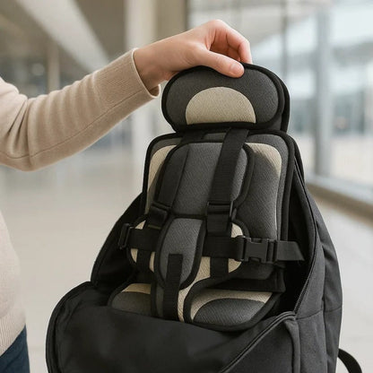 Portable Child Car Seat Travel Harness Foldable Booster Seat