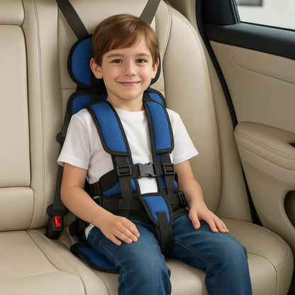 Portable Child Car Seat Travel Harness Foldable Booster Seat
