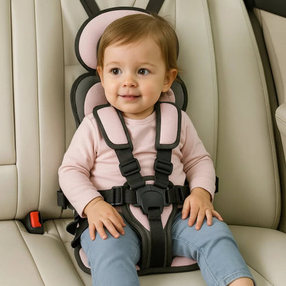 Portable Child Car Seat Travel Harness Foldable Booster Seat