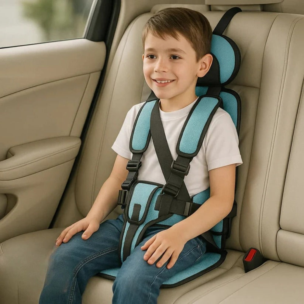 Portable Child Car Seat Travel Harness Foldable Booster Seat