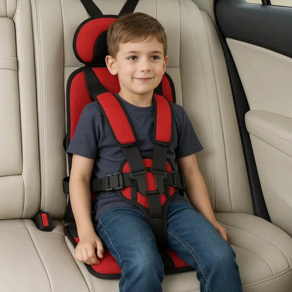 Portable Child Car Seat Travel Harness Foldable Booster Seat