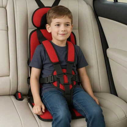 Portable Child Car Seat Travel Harness Foldable Booster Seat