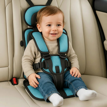 Portable Child Car Seat Travel Harness Foldable Booster Seat