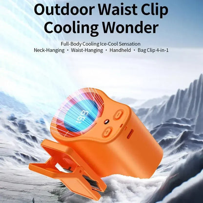 Portable Clip On Desk Fan USB Rechargeable 360 Degree Airflow