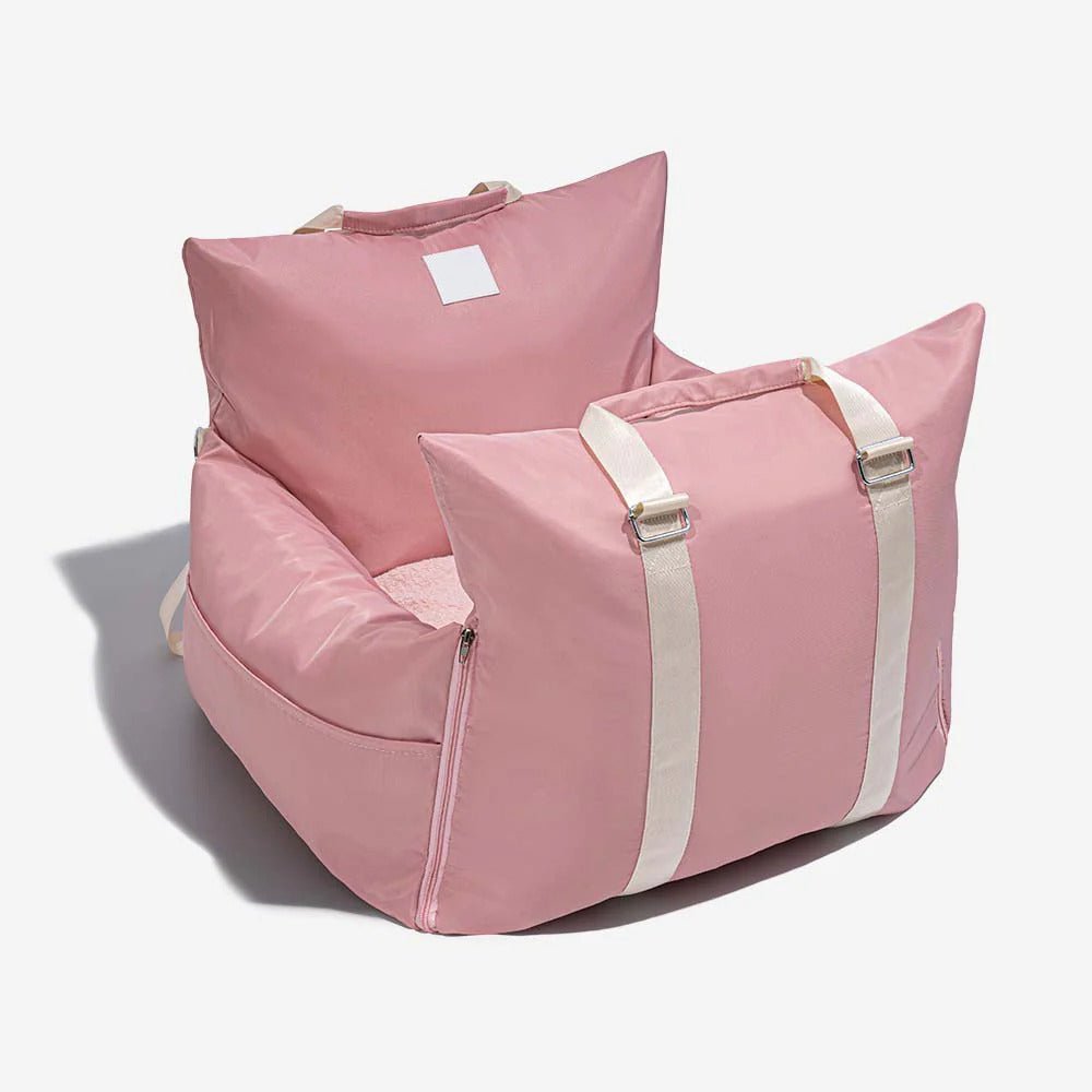Portable Dog Car Travel Bed with Safety Cushion