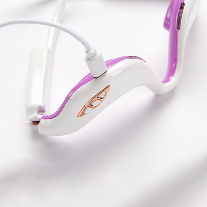 Portable Eye Massager with Heat Vibration EMS and Multiple Massage Modes