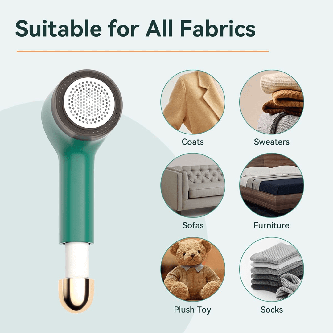 Portable Fabric Shaver and Lint Remover for Clothes and Upholstery