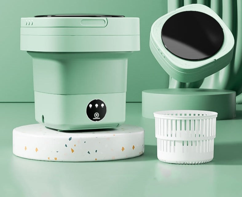 Portable Foldable Mini Washing Machine With Dryer