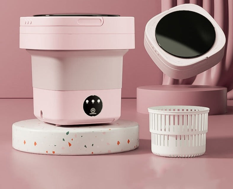 Portable Foldable Mini Washing Machine With Dryer